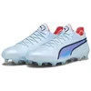 Image de Puma King Ultimate FG/AG Chaussures de Sport Unisexe pour Adultes Silver Sky Black-Fire Orchid 39 EU, Silver Sky Puma Black Fire Orchid, 39 EU