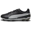 Image de PUMA Unisex Kids King Match Fg/Ag Jr Chaussures de football, Puma Schwarz Puma Weiß, 38 EU