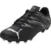 Image de PUMA Men Attacanto Fg/Ag Chaussures de football, Puma Black Silver Mist, 44.5 EU
