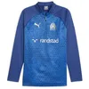 Image de PUMA Om Sweat 1/2 Zip Bleu Homme 2023/2024