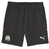Image de PUMA Short Casuals Olympique de Marseille S Black Rickie Orange