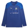 Image de PUMA Haut d’entraînement 23/24 à Fermeture zippée Olympique de Marseille XL Clyde Royal Team Sun Glitter Blue Gold