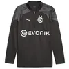 Image de PUMA Haut d entraînement 23/24 à Fermeture zippée Borussia Dortmund XL Black Silver Metallic
