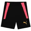 Image de PUMA Teamliga Short d'entraînement 2 Jr (Poches Ouvertes) tricoté, Noir-Soleil Stream, 128 Mixte Enfant