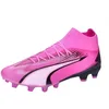 Image de Puma Men Ultra Pro Fg/Ag Soccer Shoes, Poison Pink-Puma White-Puma Black, 44.5 EU