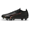 Image de PUMA Unisex Ultra Match Fg/Ag Chaussures de football, Puma Black Copper Rose, 42 EU