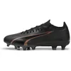 Image de PUMA Unisex Ultra Match Fg/Ag Chaussures de football, Puma Black Copper Rose, 42.5 EU