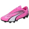 Image de Puma Men Ultra Play Fg/Ag Soccer Shoes, Poison Pink-Puma White-Puma Black, 45 EU