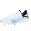 Image de Puma Men Future 7 Play Mg Soccer Shoes, Puma White-Puma Black-Poison Pink, 41 EU