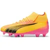 Image de Puma Unisex Youth Ultra Pro Fg/Ag Jr Soccer Shoes, Sun Stream-Puma Black-Sunset Glow, 33 EU
