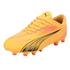 Image de PUMA Mixte Enfant Ultra Play Fg/Ag Jr, Sun Stream Puma Black Sunset Glow, 35.5 EU