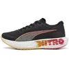 Image de Puma Femmes Deviate Nitro 2 FF Chaussure De Running sans Stabilisateurs Chaussures De Running Puma Black/Sun Stream/Sunset Glow - Noir 38,5