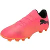 Image de Puma Men Future 7 Play Fg/Ag Soccer Shoes, Sunset Glow-Puma Black-Sun Stream, 42.5 EU