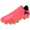 Image de Puma Men Future 7 Play Fg/Ag Soccer Shoes, Sunset Glow-Puma Black-Sun Stream, 46.5 EU