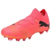 Image de PUMA Men Future 7 Match Fg/Ag Chaussures de football, Sunset Glow Puma Black Sun Stream, 42.5 EU