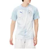 Image de PUMA Maillot d'avant-Match 23/24 Manchester City M Silver Sky Lake Blue