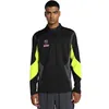 Image de PUMA Haut de Football à 1/4 Zip King Pro Homme L Black Electric Lime Green ?T-Shirt de Football Neymar Jr pour Hommes