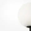 Image de Maytoni Ring lampe sur pied avec abat-jour en verre, noir