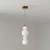 Image de Maytoni Suspension LED Collar, verre doré Ø 14,7 cm 3.000 K
