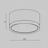 Image de Maytoni Downlight Hoop, noir/or hauteur 5 cm Ø 8,5 cm GX53