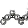 Image de Maytoni Dallas Suspension à 25 branches, longue, noire
