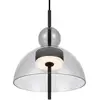 Image de Maytoni Bangkok, forme sphérique, gris clair, Ø 25 cm, verre