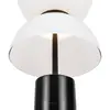 Image de Maytoni Lampe de table LED Kyoto, noir, hauteur 46 cm, marbre