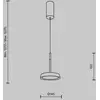 Image de Maytoni, suspension LED El, Ø 15,3 cm, doré, aluminium