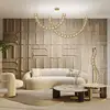 Image de Maytoni lampe sur pied LED Golden Cage, hauteur 154 cm, métal