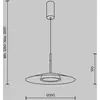 Image de Maytoni suspension LED El, Ø 35 cm, noir, aluminium