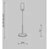 Image de Maytoni suspension LED El, Ø 15,3 cm, blanc, aluminium