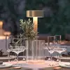 Image de Maytoni lampe de table LED rechargeable AI Collaboration, verre, or