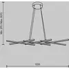 Image de Maytoni Suspension LED Halo, noir, longueur 103,5 cm