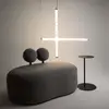 Image de Maytoni suspension LED Cosmo, noir, longueur 98 cm, verre