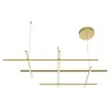 Image de MAYTONI DECORATIVE LIGHTING Lampe à Suspension LED Radiance Doré Métal 3150 LM 3000K Pour Salon, Cuisine, Chambre, Salle à manger, Bureau