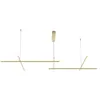 Image de MAYTONI DECORATIVE LIGHTING Lampe à Suspension LED Radiance Doré Métal 1900 LM 3000K Pour Salon, Cuisine, Chambre, Salle à manger, Bureau