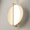 Image de Maytoni, applique murale LED Mira, dorée/blanche, hauteur 30 cm, métal