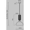 Image de Suspension Maytoni Antic, blanc/or, Ø 30 cm, verre, E27