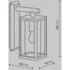 Image de Applique murale Maytoni Cell, graphite, aluminium, hauteur 20 cm, IP65