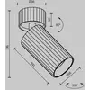 Image de Spot pour plafond Calipso de Maytoni, noir, orientable, GU10