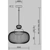 Image de Suspension Maytoni Levitation, Ø 34,5 cm, G9, laiton