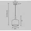 Image de Maytoni Suspension LED Spirito, blanc, verre/métal, Ø 26 cm
