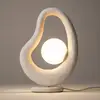 Image de Maytoni Lampe de table LED Opus, blanc, métal/verre, hauteur 38 cm