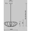 Image de Suspension Maytoni Cambio, gris, Ø 58 cm, feutre, E27