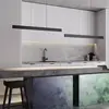 Image de Maytoni Suspension LED Ephoria, noir, aluminium, longueur 116 cm