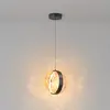 Image de Maytoni suspension LED Misterio, noir/multicolore, à 1 lampe