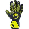 Image de uhlsport Gants de Gardien de But de Football Prediction Supersoft HN, Marine/Blanc/Jaune Fluo