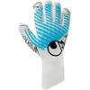 Image de uhlsport Gants de Gardien de But de Football Fangmaschine Cybertec - Ultragrip HN, 7, Blanc/Cyber Bleu/Noir