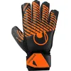 Image de uhlsport Gants de Gardien de But de Football - Soft Resist+ avec stabilisation des Doigts, Noir/Orange Fluo