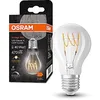 Image de Osram Vintage 1906® Classic A Fil LED lampe, E27, forme de piston, clair, 4,8W, 470lm, 2700k, lumière blanche chaude, dimmable, nouveau, filament ultra-cliente, longue durée de vie